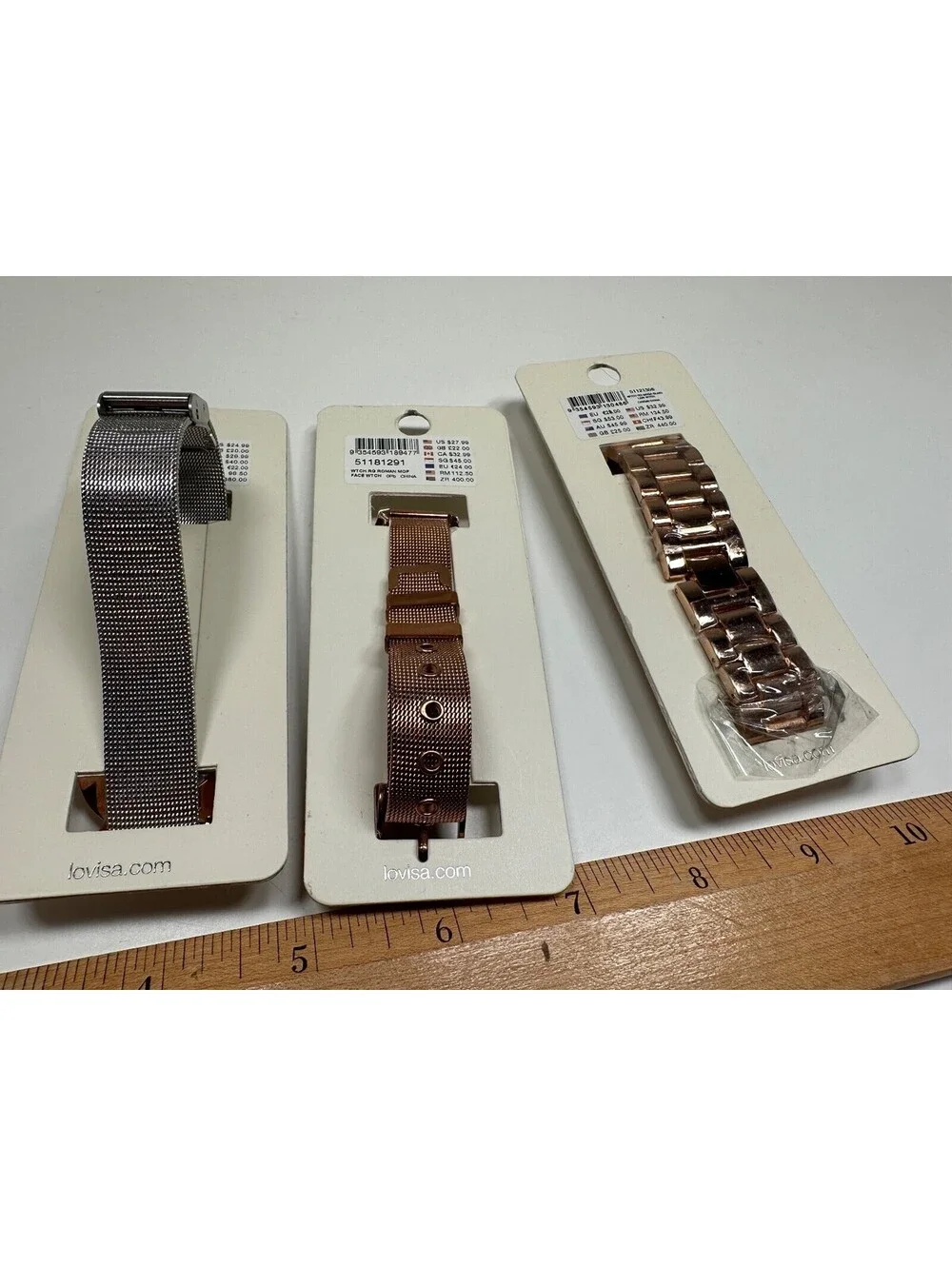 3 Lovisa Watches Female Women Rose Gold Tone Silver Tone Bling